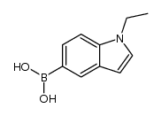 1-ethyl-1H-indol-5-ylboronic acid Structure