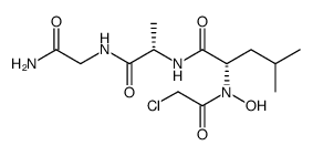 氯乙酰基-N-羟基亮氨酰-甘氨酰-甘氨酰胺图片