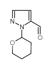 1-(2-Tetrahydropyranyl)-1H-pyrazole-5-carboxaldehyde structure