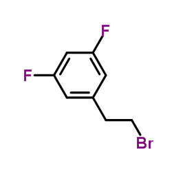 3,5-二氟苯乙基溴结构式