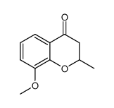 2,3-dihydro-8-methoxy-2-methylchromen-4-one Structure