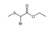 ethyl 2-bromo-2-methylthio-acetate Structure