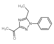 1-(5-ethyl-1-phenyl-1,2,4-triazol-3-yl)ethanone Structure