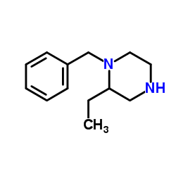 1-Benzyl-2-ethylpiperazine Structure