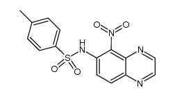 N-(5-nitro-quinoxalin-6-yl)-toluene-4-sulfonamide Structure
