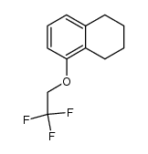 (5,6,7,8-Tetrahydro-1-naphthyl)-(2,2,2-trifluorethyl)-ether结构式