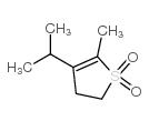 Thiophene, 2,3-dihydro-5-methyl-4-(1-methylethyl)-, 1,1-dioxide (9CI) Structure