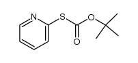 O-t-butyl S-(2-pyridyl) thiocarbonate结构式