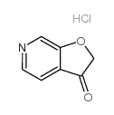 呋喃并[2,3-c]吡啶-3(2H)-酮盐酸盐结构式