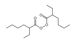 2-ethylhexanoyl 2-ethylhexaneperoxoate Structure