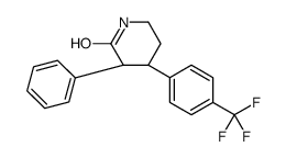 (3S,4S)-3-phenyl-4-[4-(trifluoromethyl)phenyl]piperidin-2-one结构式
