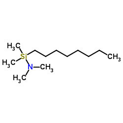 (N,N-二甲基-3-氨丙基)三甲氧基硅烷结构式