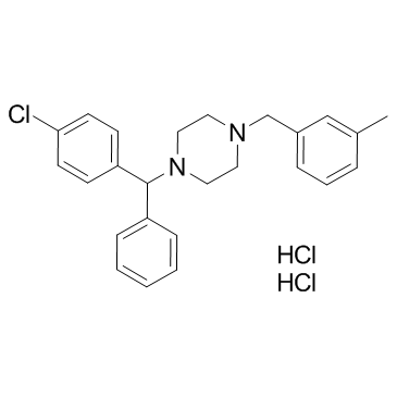 Meclizine dihydrochloride structure