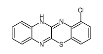 1-chloro-12H-quinoxalino[2,3-b][1,4]benzothiazine Structure