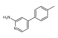2-Amino-4-(4-methylphenyl)pyridine Structure