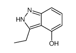 3-Ethyl-1H-indazol-4-ol Structure