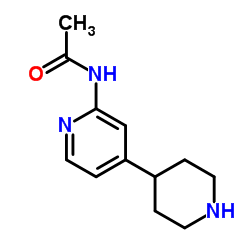 N-(4-(哌啶-4-基)吡啶-2-基)乙酰胺二盐酸盐结构式