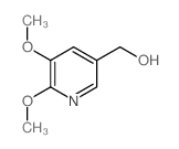 (5,6-二甲氧基吡啶-3-基)甲醇结构式