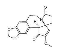 .+/-.-2-Methoxy-3,8-dioxocephalotax-1-ene结构式