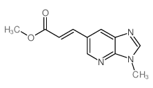 (E)-甲基 3-(3-甲基-3H-咪唑并[4,5-b]吡啶-6-基)丙烯酰酸酯图片