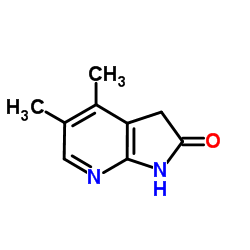 4,5-Dimethyl-1,3-dihydro-2H-pyrrolo[2,3-b]pyridin-2-one结构式