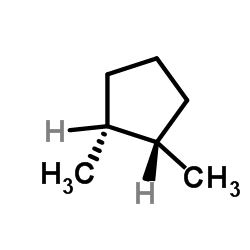 cis-1,2-Dimethylcyclopentane Structure
