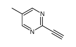 2-ethynyl-5-methylpyrimidine Structure
