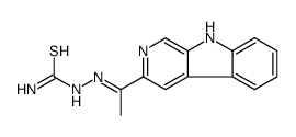 3-acetyl-beta-carboline thiosemicarbazone Structure