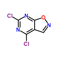 4,6-二氯-异恶唑并[5,4-d]嘧啶结构式