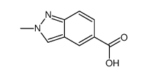 2-甲基-2H-吲唑-5-羧酸结构式