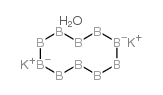 potassium dodecahydrododecaborate hydrate Structure