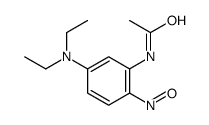 N,N-Diethyl-3-acetamido-4-nitrosoaniline Structure