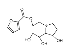 [(1S,6S,7S,8R,8aR)-1,7,8-trihydroxy-1,2,3,5,6,7,8,8a-octahydroindolizin-6-yl] furan-2-carboxylate Structure