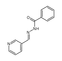 (E)-N'-(pyridin-3-ylmethylene)benzohydrazide结构式