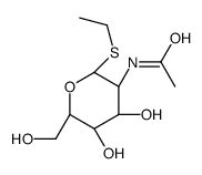 Ethyl 2-Acetamido-2-deoxy-β-D-thioglucopyranoside Structure