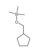 (cyclopentylmethoxy)trimethylsilane Structure