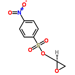(R)-(-)-对硝基苯磺酸缩水甘油酯结构式