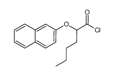 2-(naphthalen-2-yloxy)hexanoyl chloride结构式