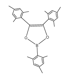 2,4,5-trimesityl-1,3-dioxa-2-borole结构式