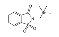 N-[(trimethylsilyl)methyl]saccharin Structure