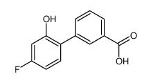 3-(4-fluoro-2-hydroxyphenyl)benzoic acid Structure