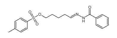 5-(2-benzoylhydrazono)pentyl 4-methylbenzenesulfonate Structure
