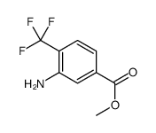 3-氨基-4-三氟甲基苯甲酸甲酯结构式