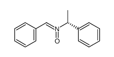N-Benzylidene((R)-(-)-α-methylbenzyl)amine N-oxide结构式