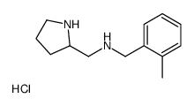 (2-Methyl-benzyl)-pyrrolidin-2-ylmethyl-amine hydrochloride structure