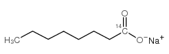 octanoic acid, sodium salt, [1-14c] Structure