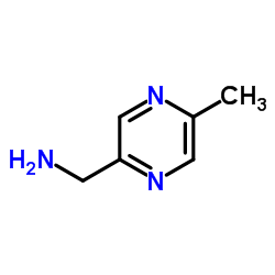 1-(5-Methyl-2-pyrazinyl)methanamine Structure