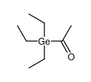 1-triethylgermylethanone结构式