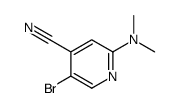 5-bromo-2-(dimethylamino)pyridine-4-carbonitrile Structure