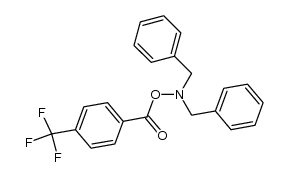 N,N-Dibenzyl-O-(p-trifluoromethylbenzoyl)hydroxylamine Structure